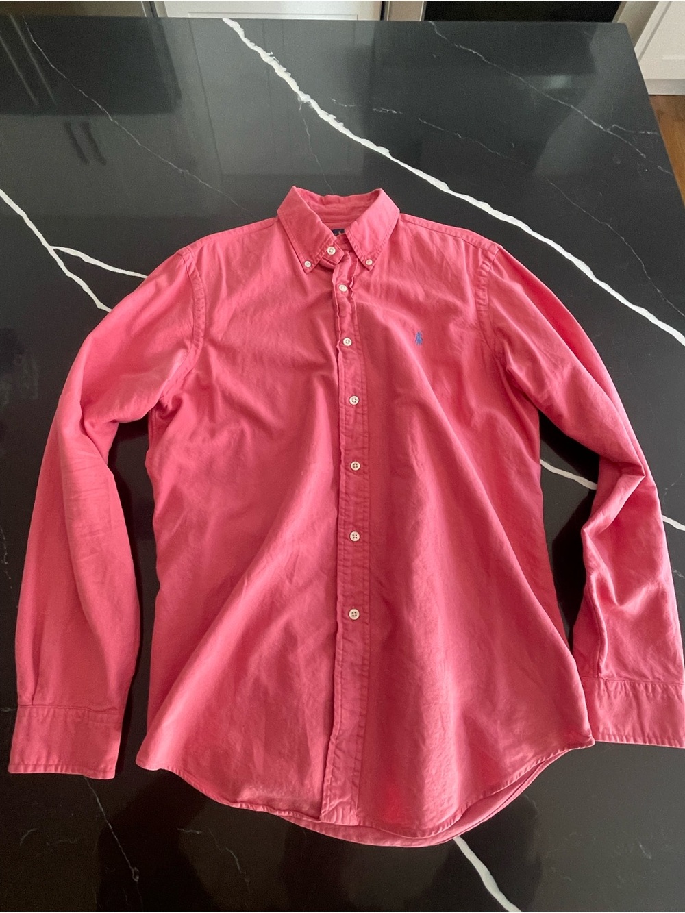 Ralph Lauren Men’s Coral Button-Down Oxford Shirt